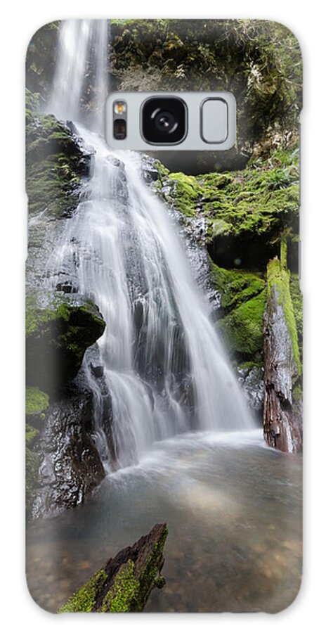 Oregon Galaxy S8 Case featuring the photograph Upper Trestle Creek Falls by Margaret Pitcher