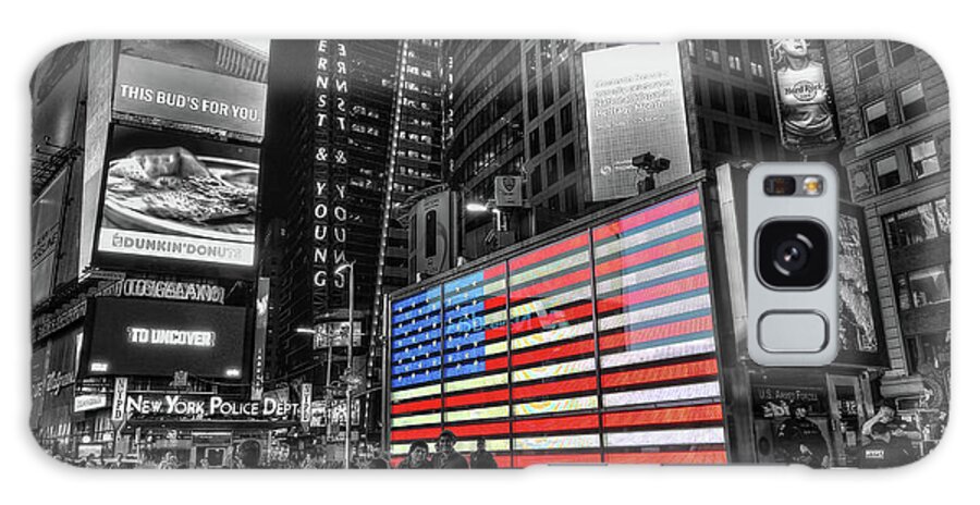 Recruiting Station Galaxy S8 Case featuring the photograph U.S. Armed Forces Times Square Recruiting Station by Jeff Breiman