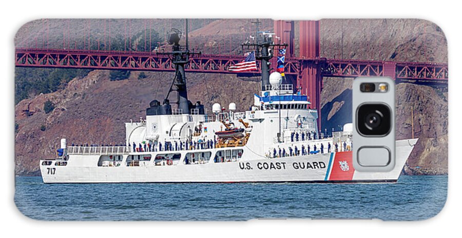 United States Coast Guard Galaxy Case featuring the photograph USCGC Mellon WHEC 717 by Rick Pisio