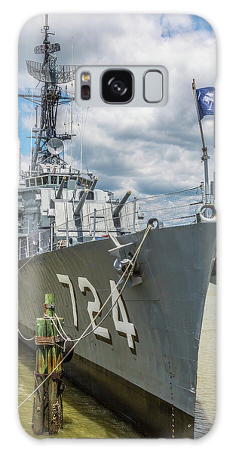 Uss Laffey Galaxy Case featuring the photograph USS Laffey DD-724 by Donnie Whitaker