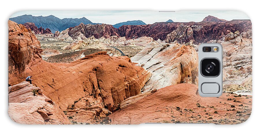 Landscape Galaxy Case featuring the photograph Valley of Fire by Paul Johnson