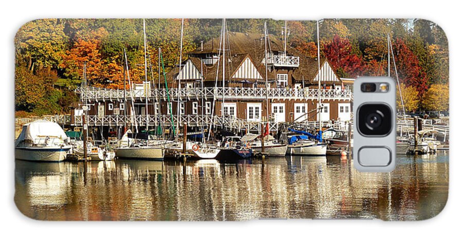 Connie Handscomb Galaxy Case featuring the photograph Vancouver Rowing Club In Autumn by Connie Handscomb