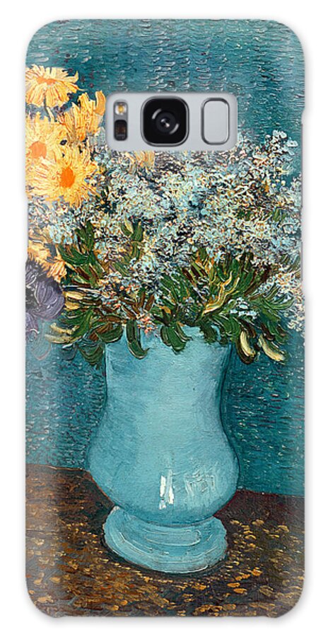 Vase Galaxy Case featuring the painting Vase of Flowers by Vincent Van Gogh