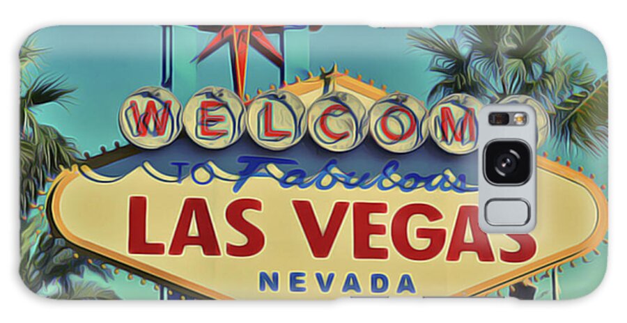 Vegas Galaxy Case featuring the painting Vegas by Harry Warrick