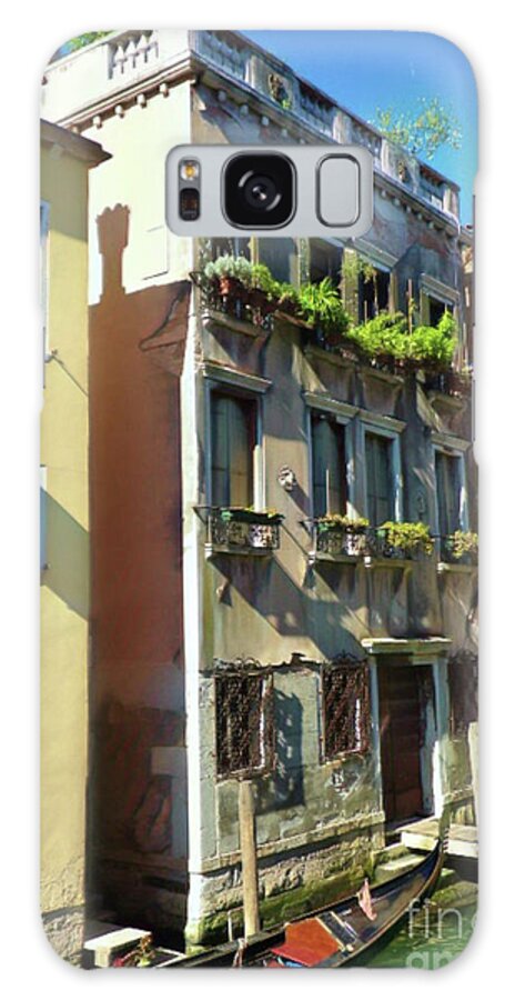Venice Galaxy S8 Case featuring the digital art Venetian House by Jackie MacNair
