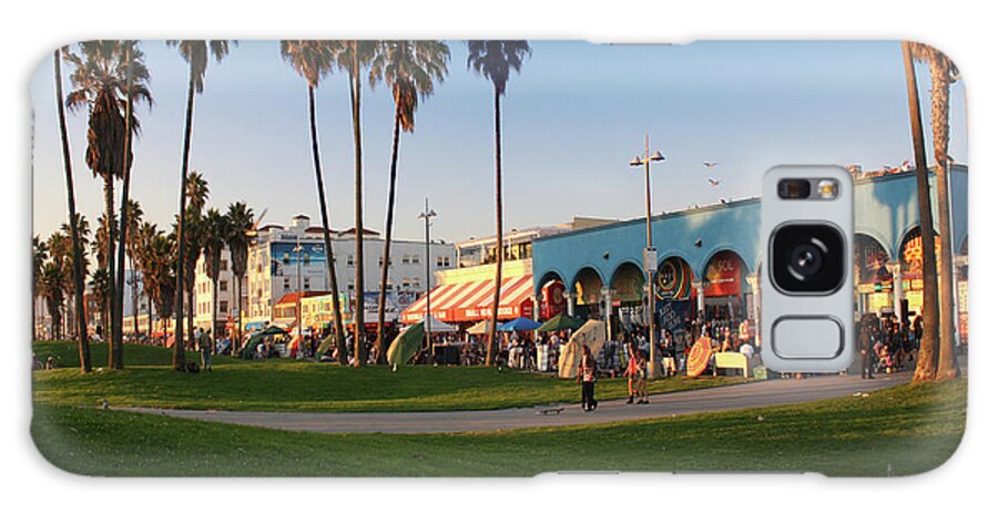 Venice Beach Galaxy S8 Case featuring the photograph Venice Beach by Kelly Holm