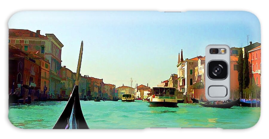 Venice Italy Galaxy Case featuring the photograph Venice Waterway by Roberta Byram