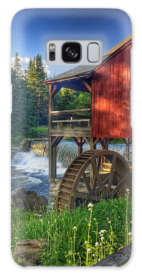 Weston Galaxy Case featuring the photograph Vermont Waterfall by Pat Moore