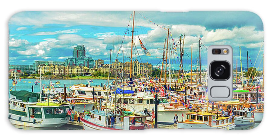 Seascape Galaxy Case featuring the photograph Victoria Harbor 2 by Jason Brooks