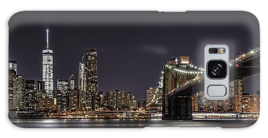 Brooklyn Galaxy Case featuring the photograph View from Brooklyn Bridge Park by Theodore Jones