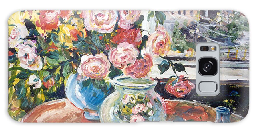Ingrid Dohm Galaxy S8 Case featuring the painting View from my Studio by Ingrid Dohm