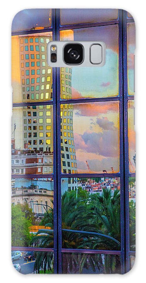 Travel Galaxy Case featuring the photograph View From My Window at Sunset, Buenos Aires by Venetia Featherstone-Witty