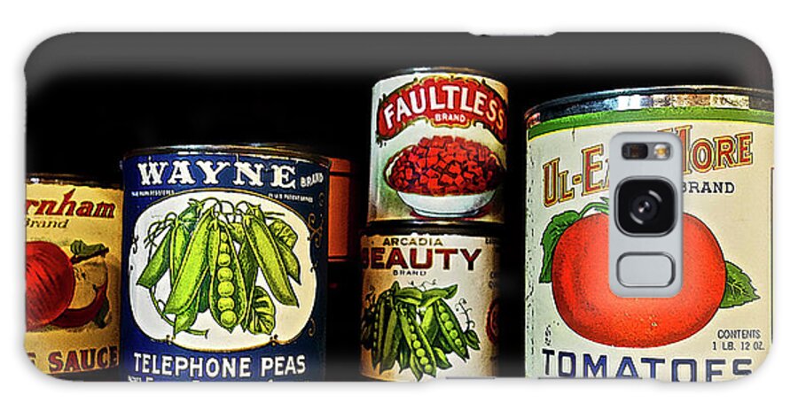 Vintage Galaxy Case featuring the photograph Vintage Canned Vegetables by Joan Reese