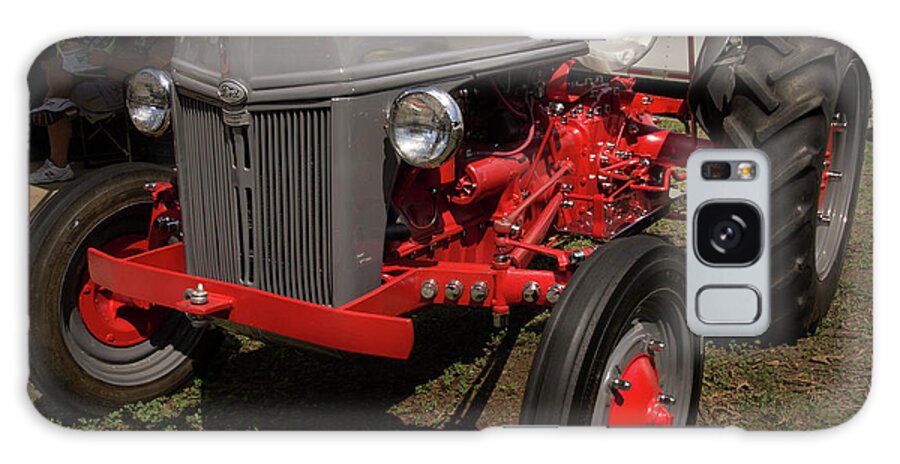 Tractor Galaxy Case featuring the photograph Vintage Ford Tractor by Mike Eingle
