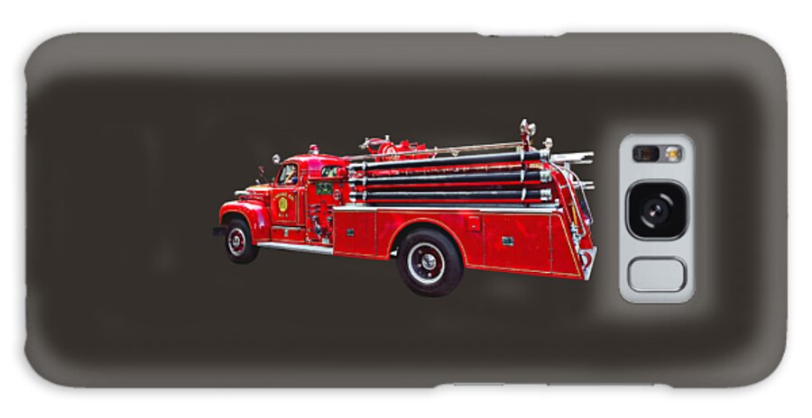 Fire Truck Galaxy Case featuring the photograph Vintage Pumper Fire Engine by Susan Savad