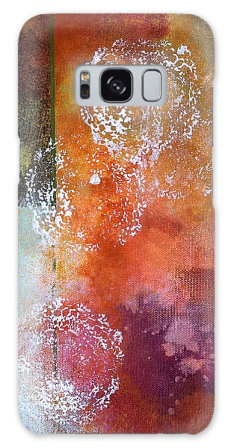 Abstract Galaxy Case featuring the painting Vintage by Theresa Marie Johnson