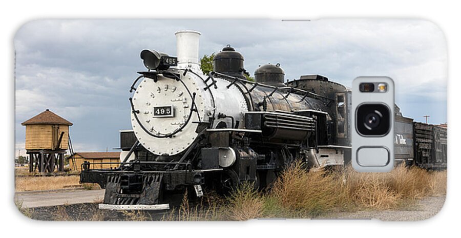 Carol M. Highsmith Galaxy Case featuring the photograph Vintage train at a Scenic Railroad station in Antonito in Colorado by Carol M Highsmith