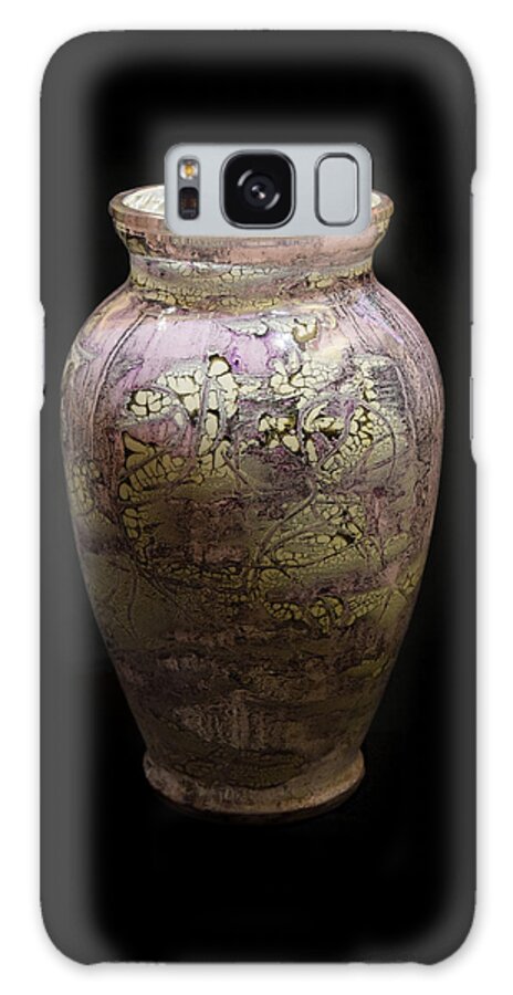 Glass. Violet Galaxy Case featuring the glass art Violet Vase by Christopher Schranck
