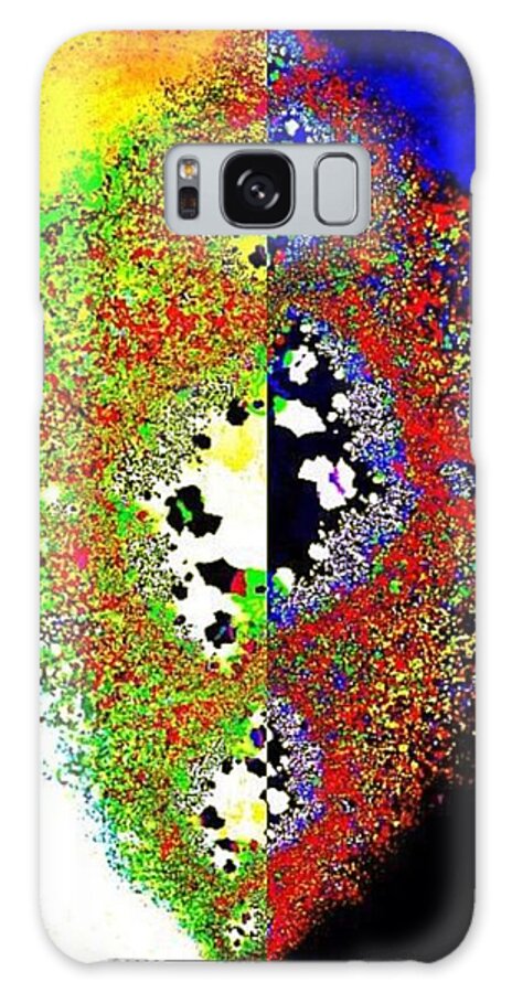 Fractals Galaxy Case featuring the photograph Visions of Light and Dark by Nick Heap