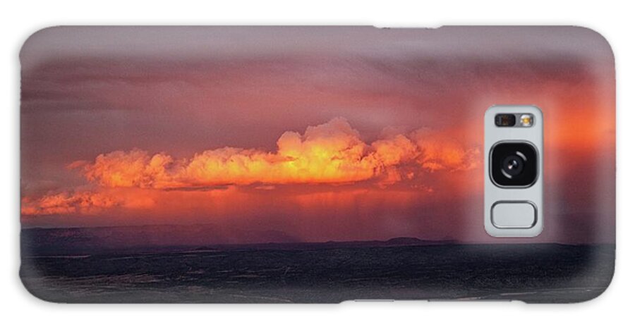 Jerome State Park Galaxy S8 Case featuring the photograph Vivid Verde Valley Sunset by Ron Chilston