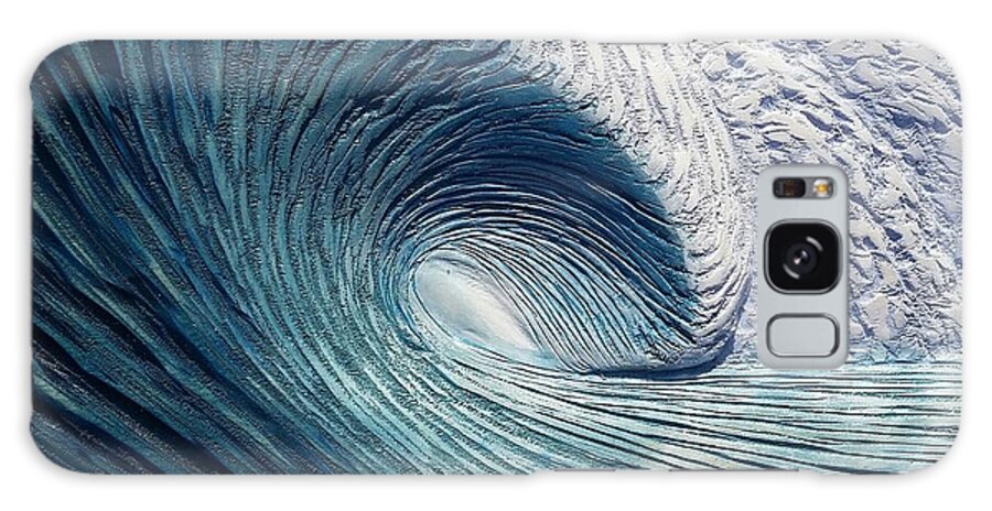 Wave Galaxy Case featuring the painting Vortex by Nathan Ledyard