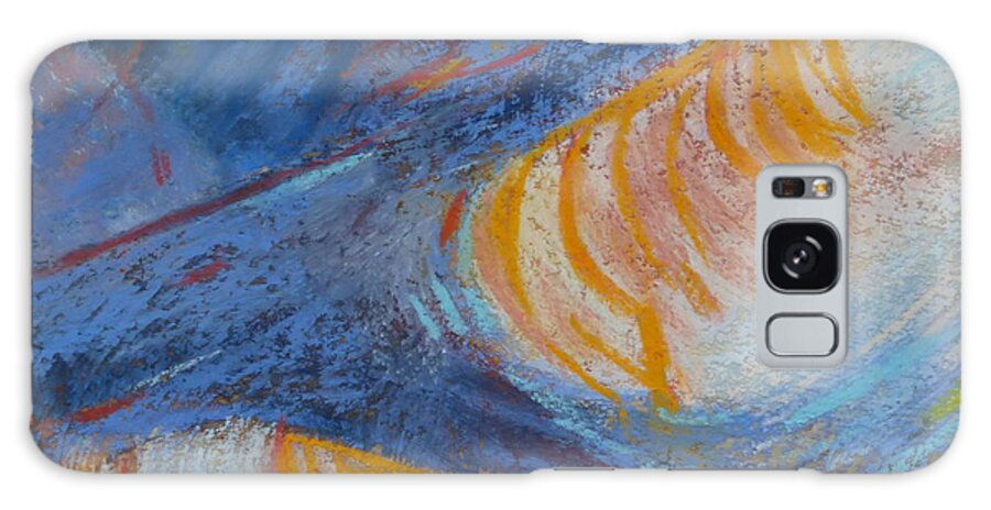 Abstract Painting Galaxy Case featuring the painting Vroom by Susan Woodward