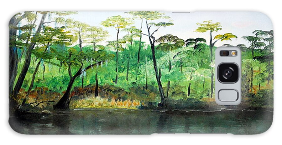 Impressionist Galaxy Case featuring the painting Waccamaw River - Impressionist by Phil Burton