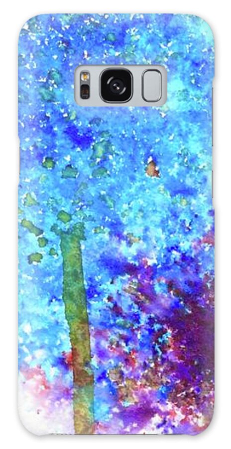  Galaxy Case featuring the painting Waiting In Line by Barrie Stark