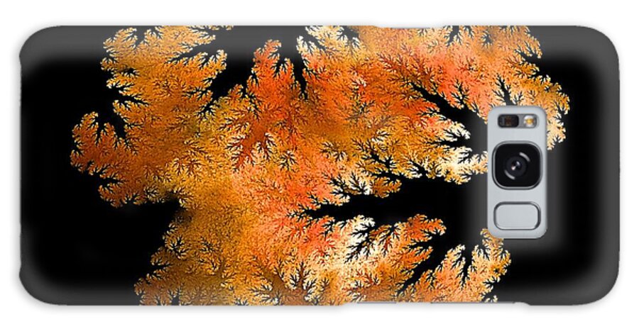 Forest Galaxy S8 Case featuring the digital art Waking in Mandelbrot Forest-2 by Doug Morgan