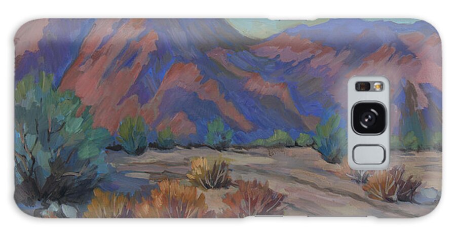 Desert Galaxy Case featuring the painting Walking Path in La Quinta Cove by Diane McClary