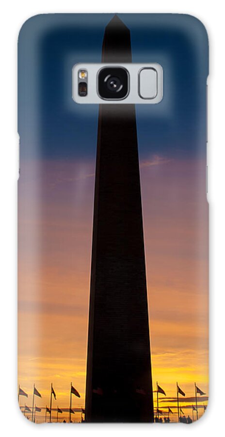 Captial Galaxy Case featuring the photograph Washington Monument at Sunset by Mark Dodd