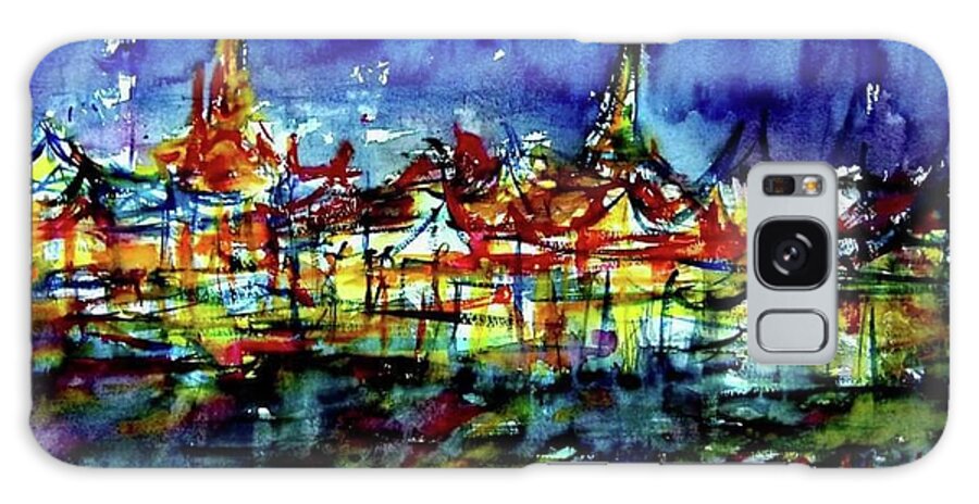 Galaxy S8 Case featuring the painting Wat Phra Kaew by Wanvisa Klawklean