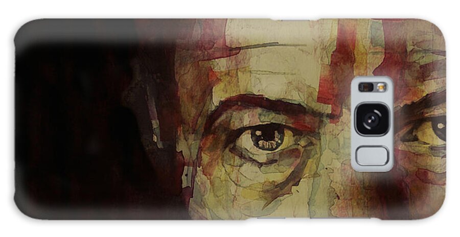 David Bowie Galaxy Case featuring the painting Watch That Man Bowie by Paul Lovering