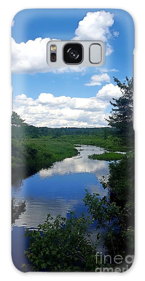 Reflections Galaxy Case featuring the photograph Water and Woods in Warren by Dani McEvoy