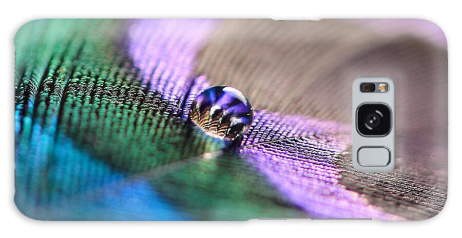 Peacock Galaxy Case featuring the photograph Water Drop by Angela Murdock