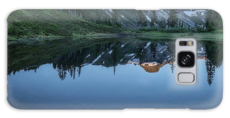 North Cascades National Park Galaxy Case featuring the photograph Water Like Mirror by Jon Glaser