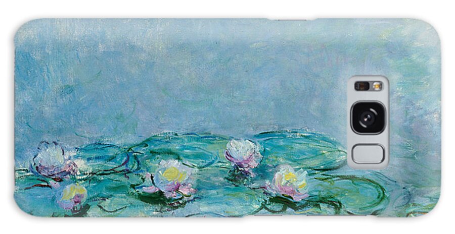 French Galaxy Case featuring the painting Water Lilies by Claude Monet