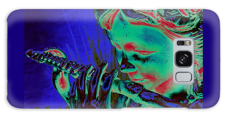Statue Galaxy Case featuring the digital art Water Music by Larry Beat