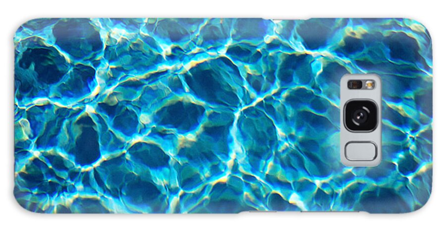 Aqua Galaxy Case featuring the photograph Water Patterns by Mary Van de Ven - Printscapes