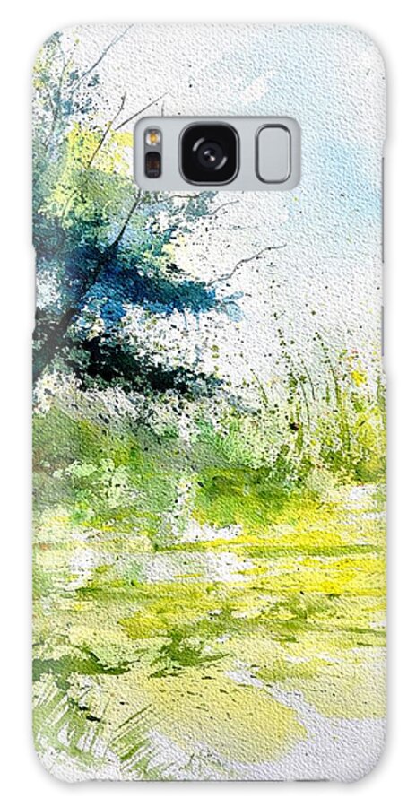 Landscape Galaxy Case featuring the painting Watercolor 111141 by Pol Ledent