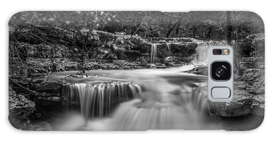 Waterfall Galaxy Case featuring the photograph Waterfall in Austin Texas - Square by Todd Aaron