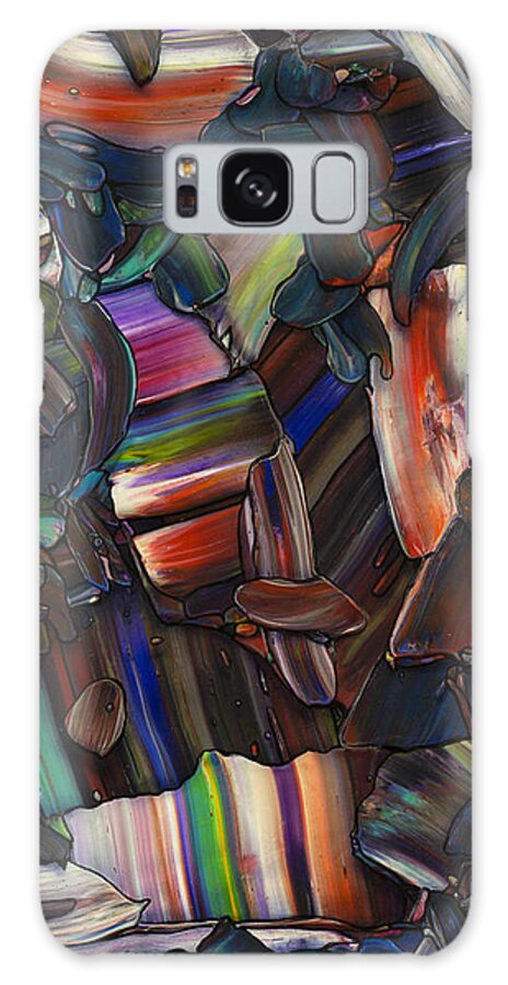 Waterfall Galaxy Case featuring the painting Waterfall by James W Johnson