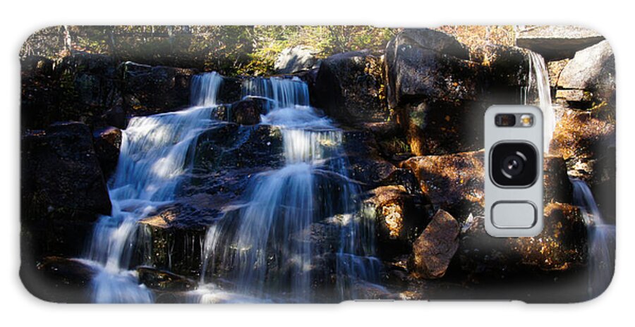 Zeacliff Galaxy Case featuring the photograph Waterfall, Whitewall Brook by Rockybranch Dreams