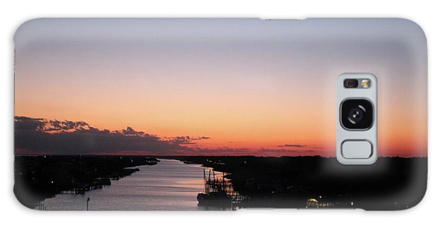Holden Beach Galaxy Case featuring the photograph Waterway Sunset #1 by Cynthia Guinn