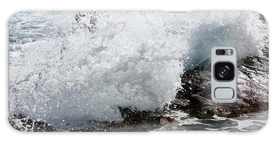 Wave Galaxy Case featuring the photograph Wave Smash by Nicholas Burningham