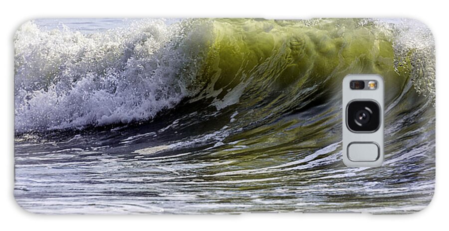 Sea Green Galaxy Case featuring the photograph Wave#32 by WAZgriffin Digital