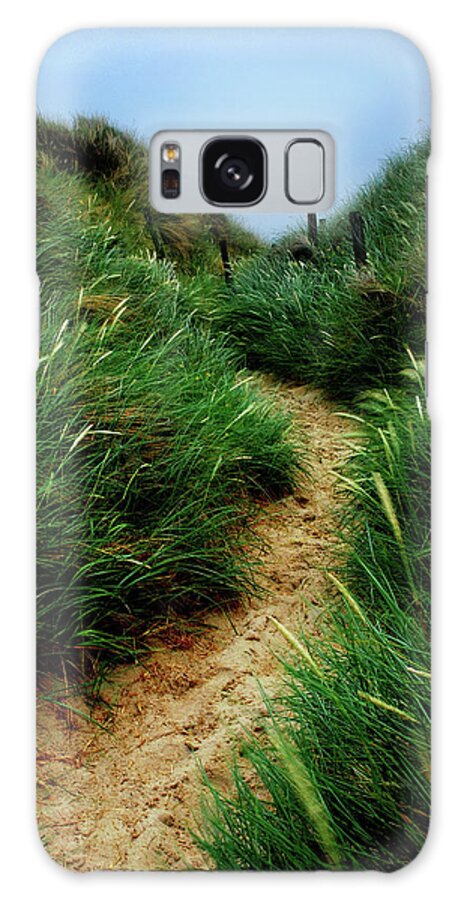 Beach Galaxy Case featuring the photograph Way Through The Dunes by Hannes Cmarits