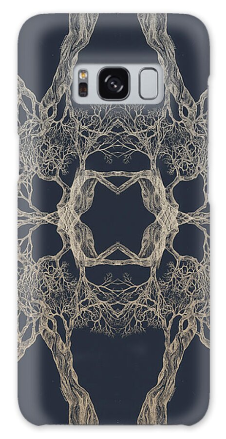 Tree Framed Prints Galaxy S8 Case featuring the digital art We Are All Made of Stars Tree 12 Hybrid 1 by Brian Kirchner