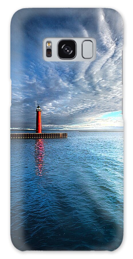 Lighthouse Galaxy Case featuring the photograph We Wait by Phil Koch