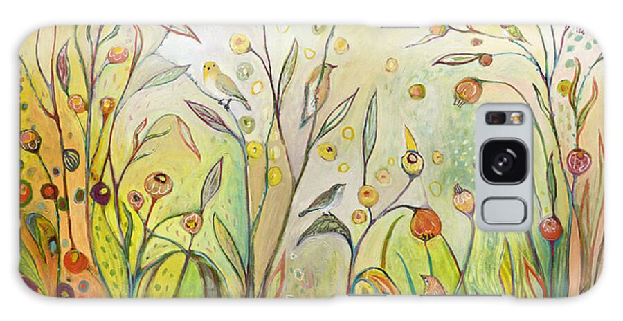 Garden Galaxy Case featuring the painting Welcome to My Garden by Jennifer Lommers